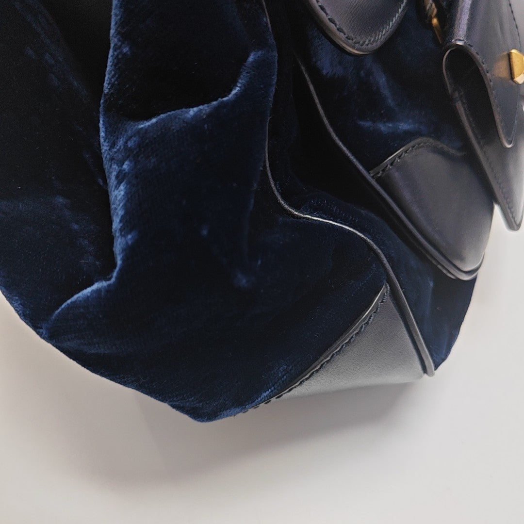 Calfskin Tote Bag Blue