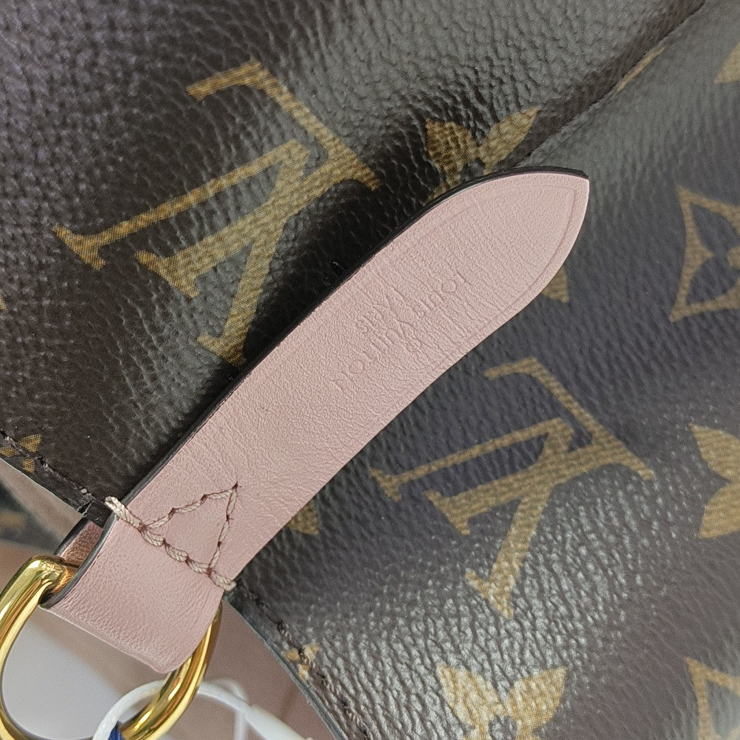 NÉONOÉ MM Monogram Coated Canvas Brown