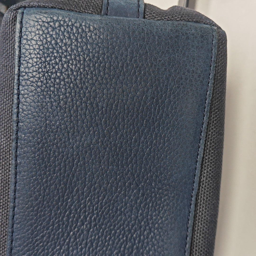Fabric Shoulder Bag Blue