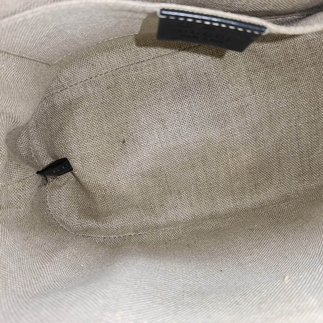 Microguccissima Monogram Calfskin Black
