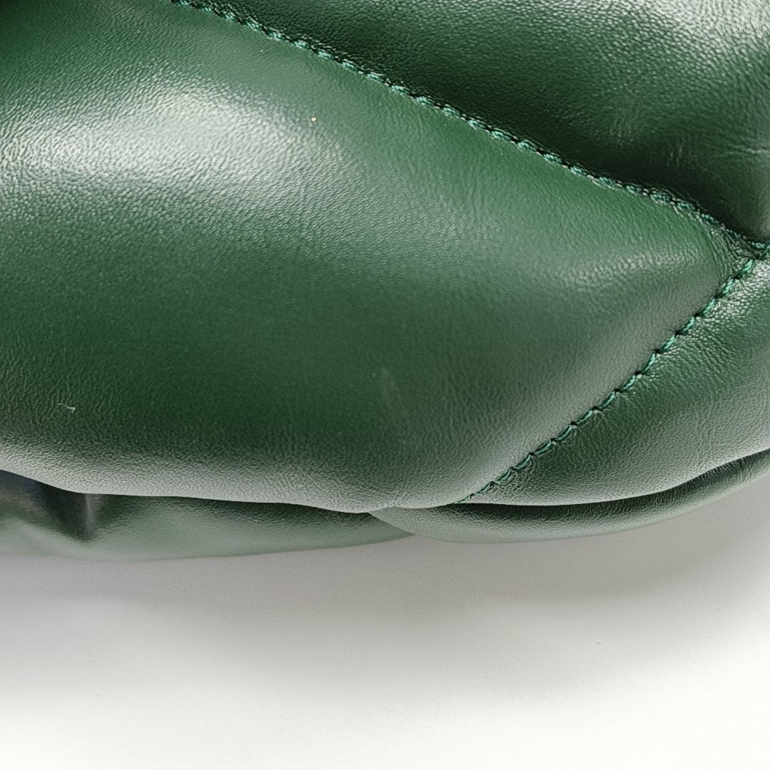 B. Quilted Calfskin Green