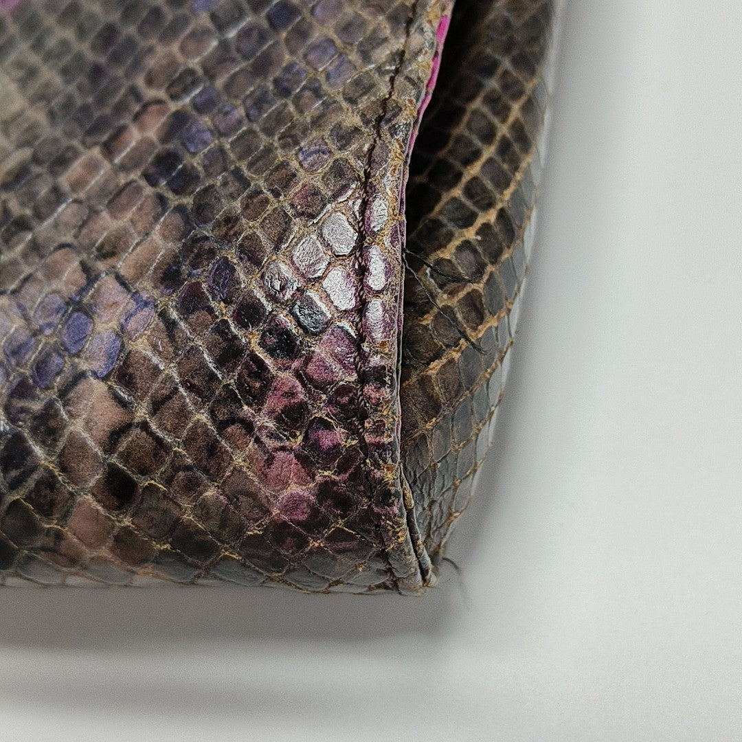 Leather Crossbody Bag Multicolor