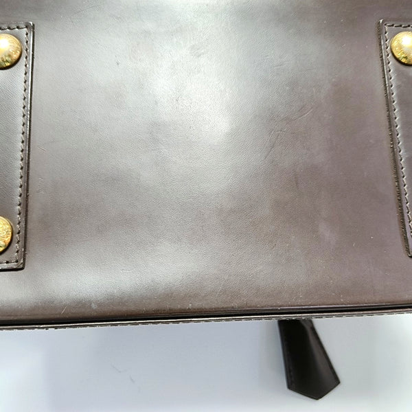 ALMA PM Lona revestida Damier Ebene Marrón