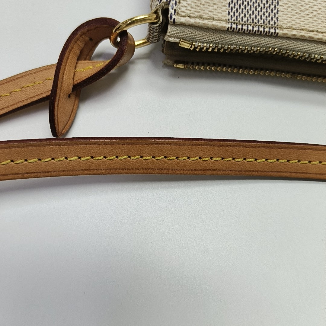 ACCESSOIRES GM Damier Azur Coated Canvas White