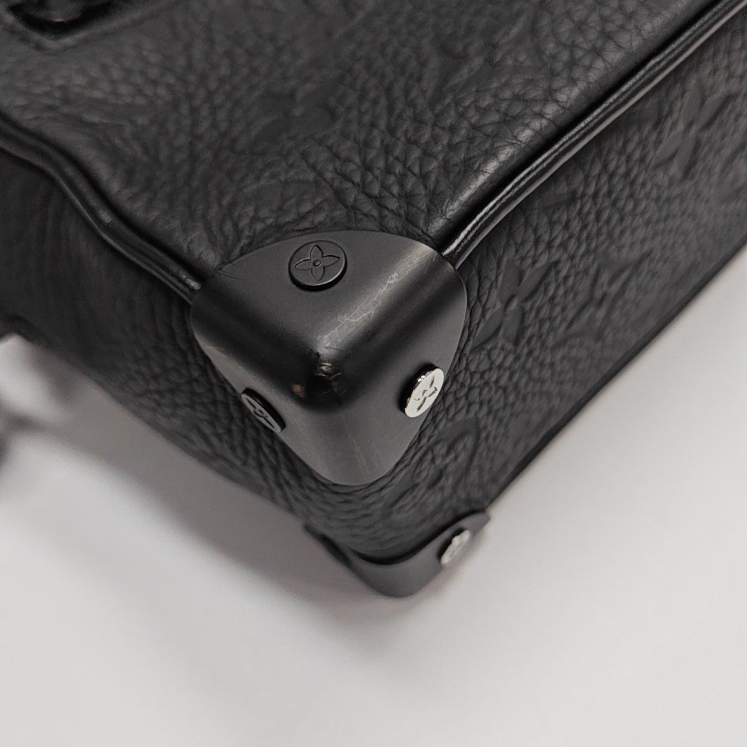 SOFT TRUNK Mini Monogram Calfskin Black