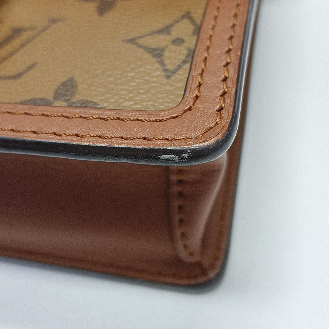 DAUPHINE WOC Monogram Coated Canvas Brown
