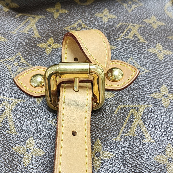 PALERMO GM Monogram Coated Canvas Brown
