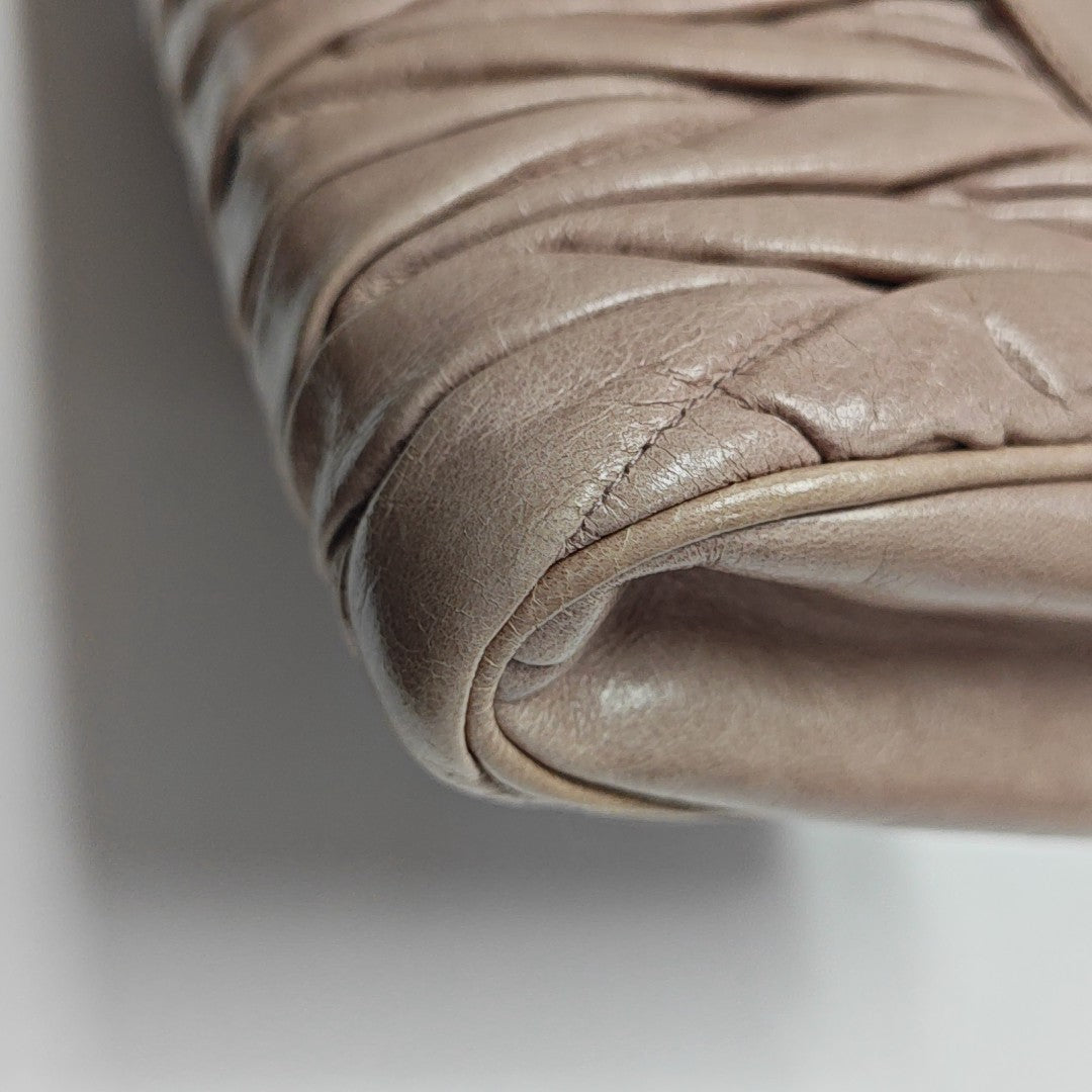 Matelassé Quilted Calfskin Pink
