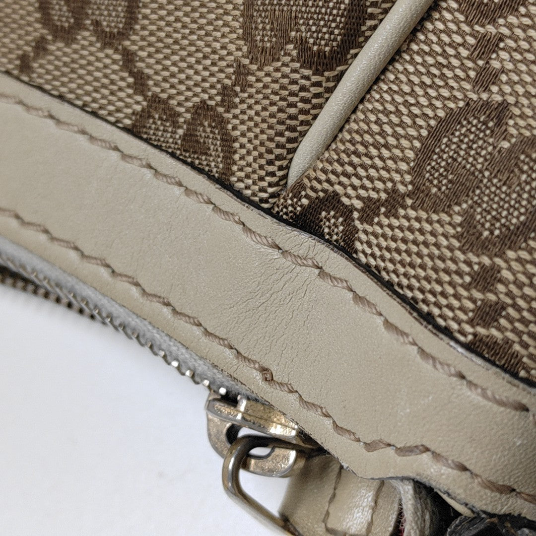 Mayfair Monogram Canvas Beige