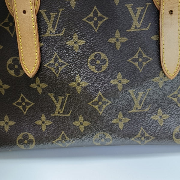 POPINCOURT Monogram Coated Canvas Brown