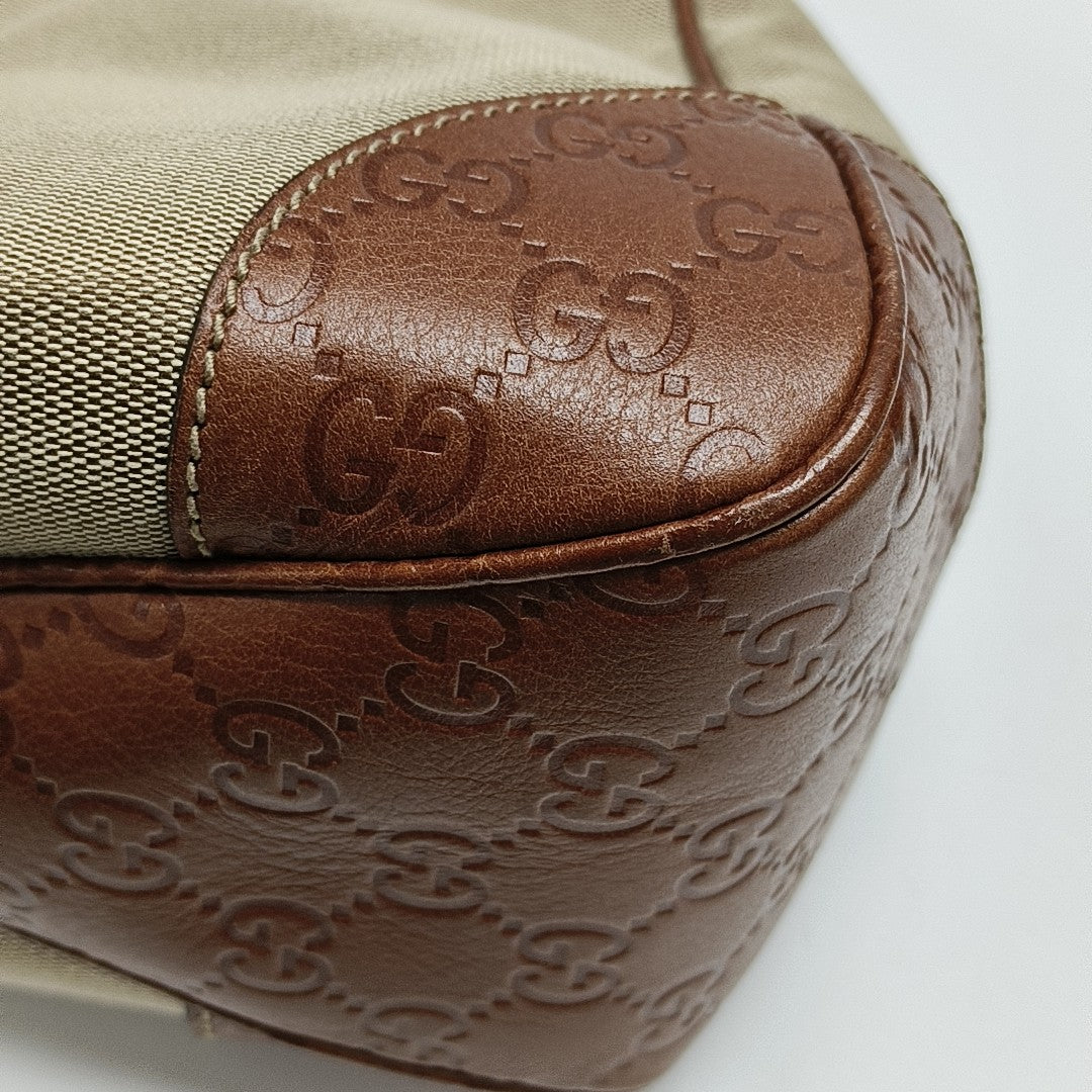 Canvas Top Handle Bag Beige