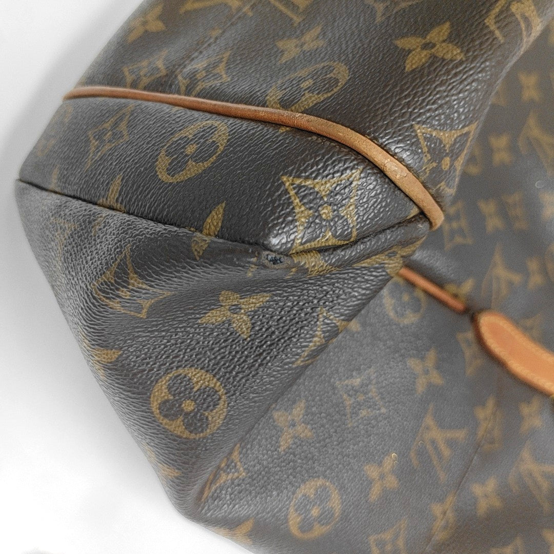TOTALLY Monogram Coated Canvas Brown