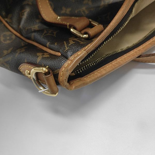 ESTRELA GM Monogram Coated Canvas Brown