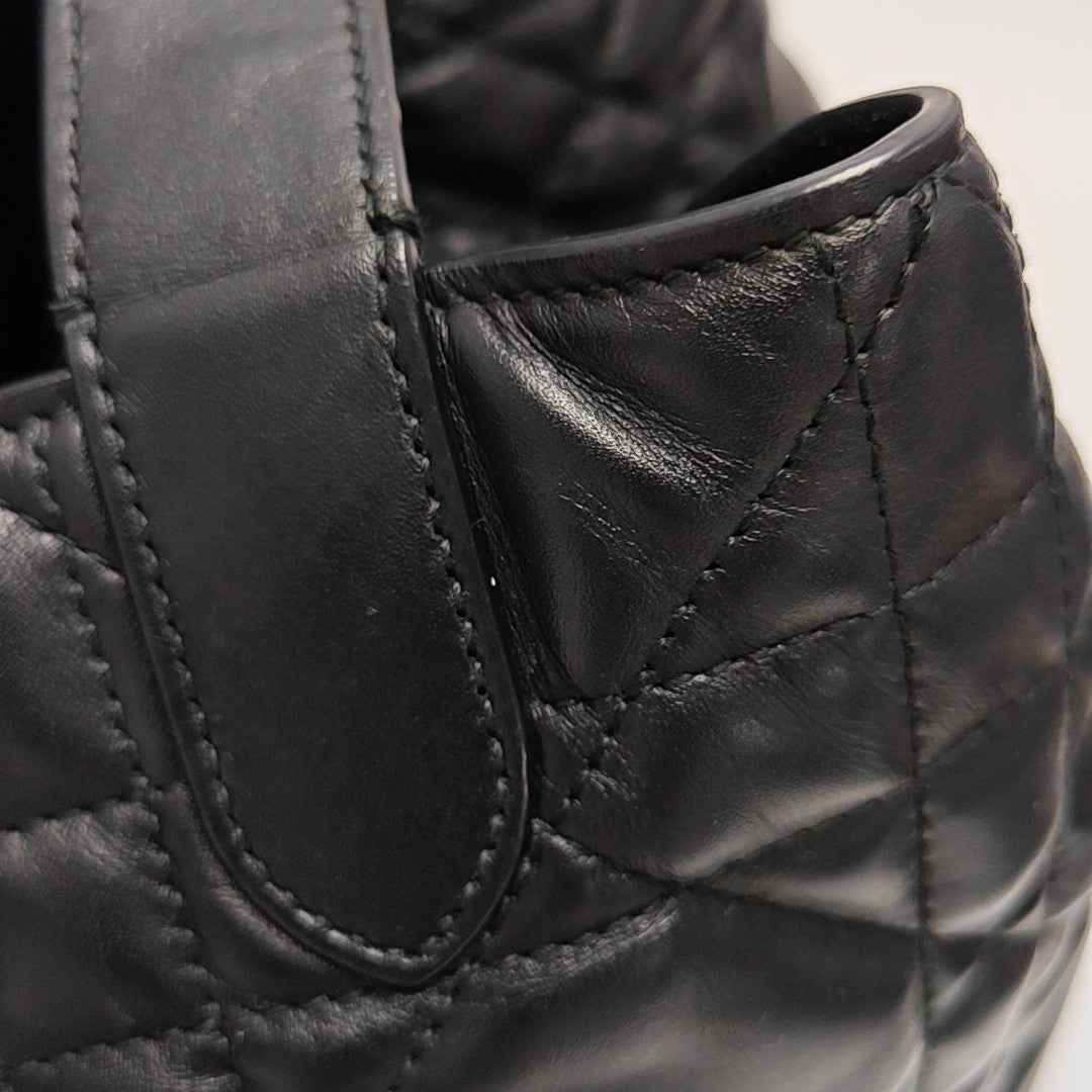 Toujours Medium Cannage Calfskin Black
