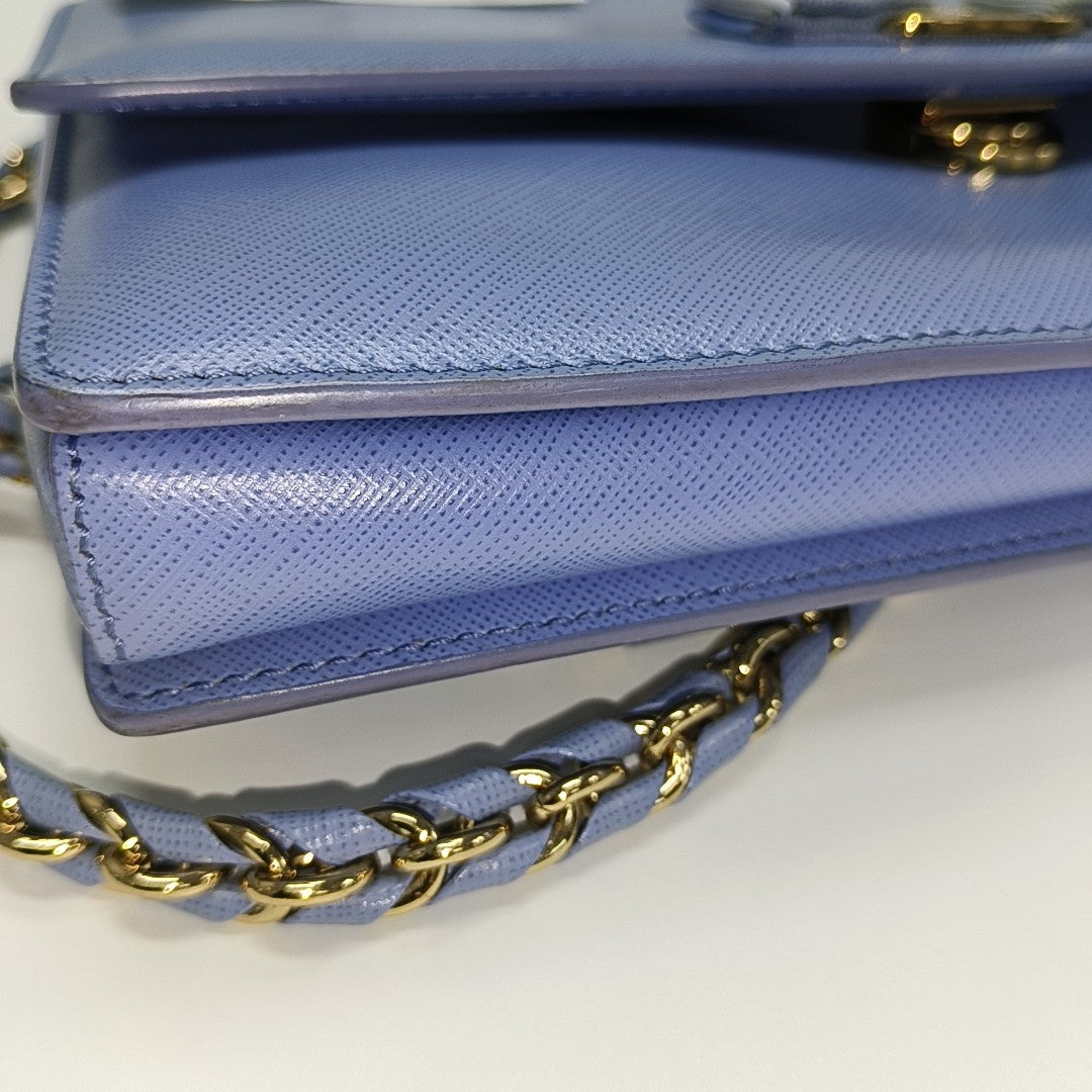 Ginny Calfskin Blue