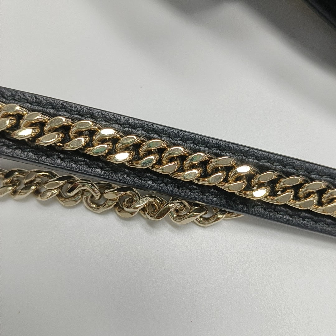 Lady Dior Mini Cannage Lambskin Black