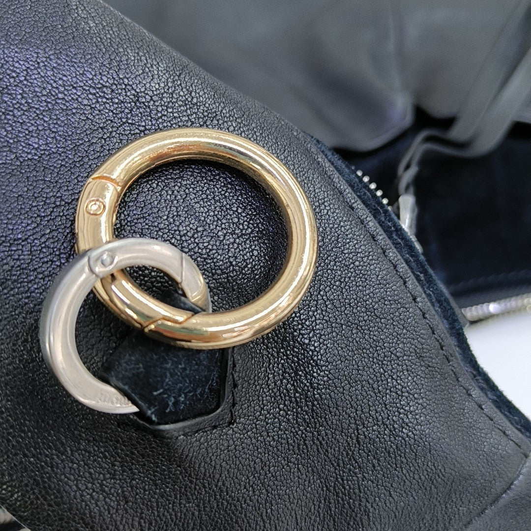 Calfskin Shoulder Bag Black