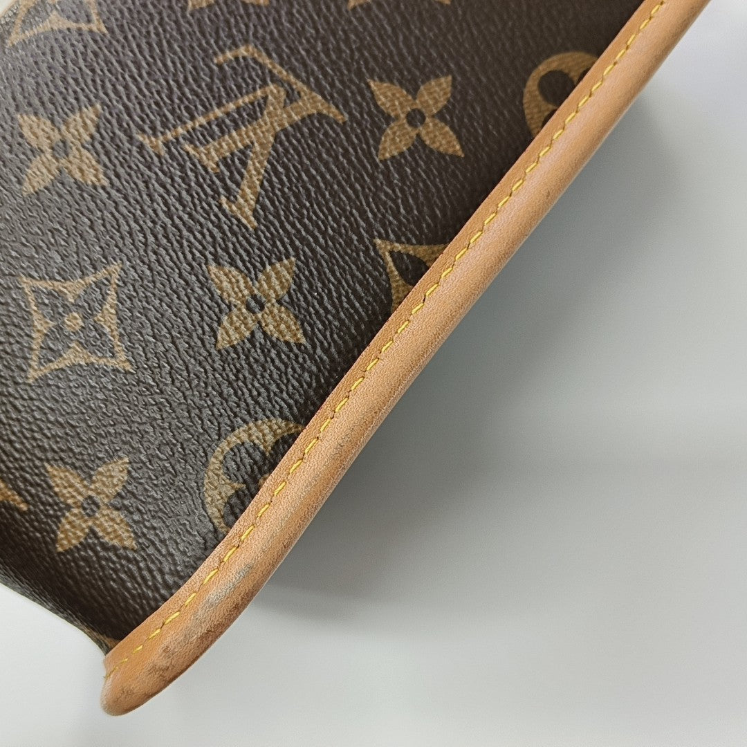 DIANE Monogram Coated Canvas Brown