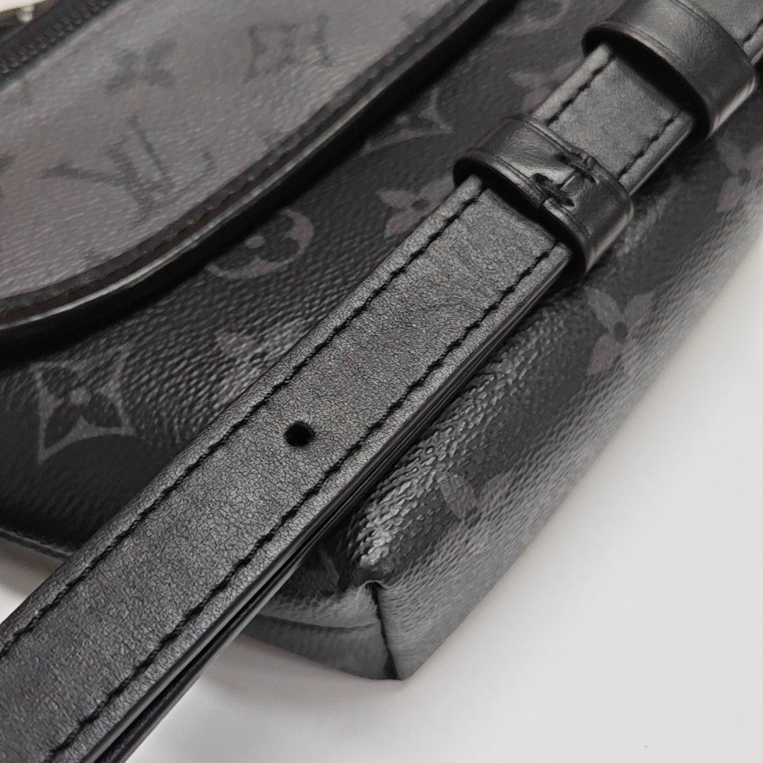 PULSE Mini Monogram Coated Canvas Black