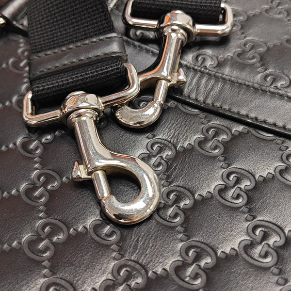 Signature Monogram Calfskin Black
