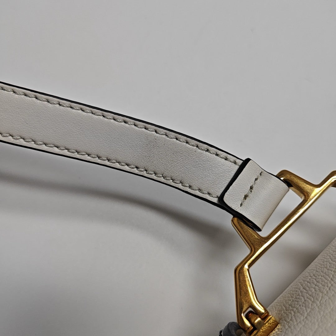 Miu Lady Calfskin White