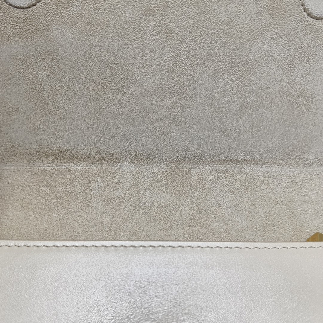 Calfskin Crossbody Bag Beige