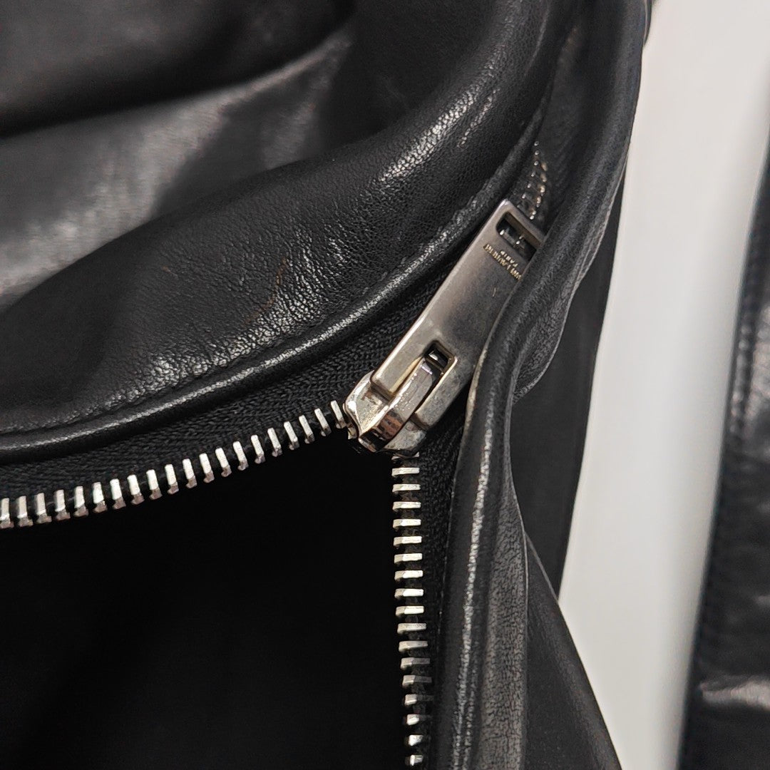 Calfskin Backpack Black