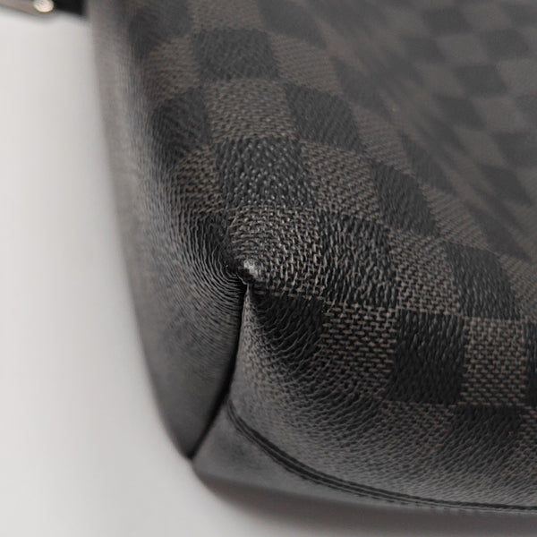 Damier Graphite Coated Canvas Crossbody Bag Gray