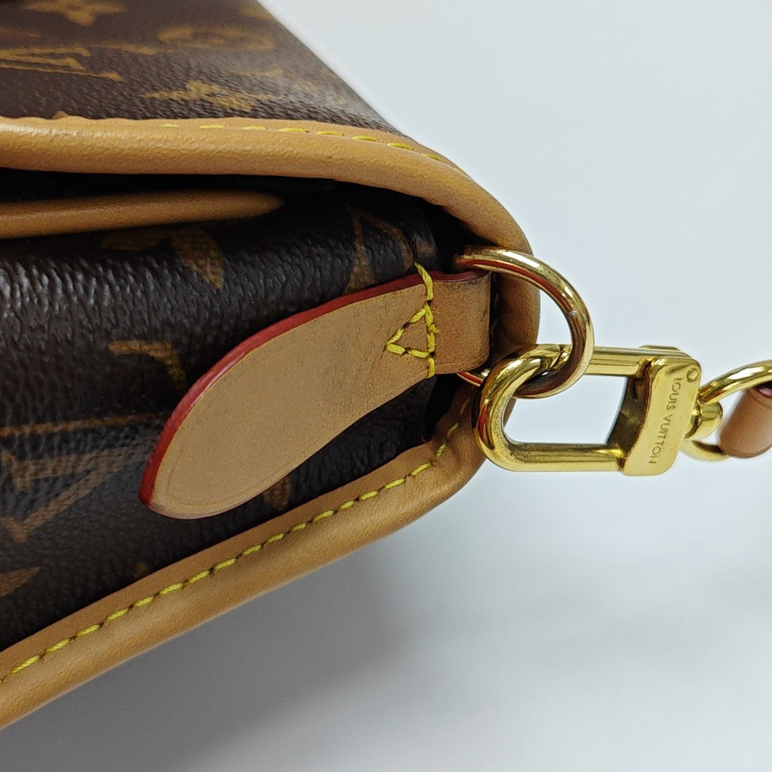 DIANE Monogram Coated Canvas Brown