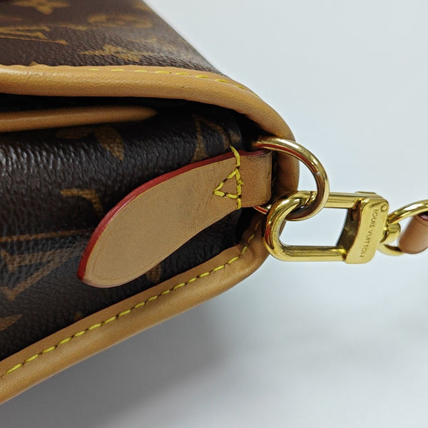 DIANE Monogram Coated Canvas Brown