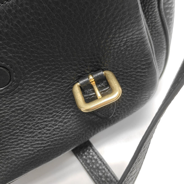 Calfskin Shoulder Bag Black