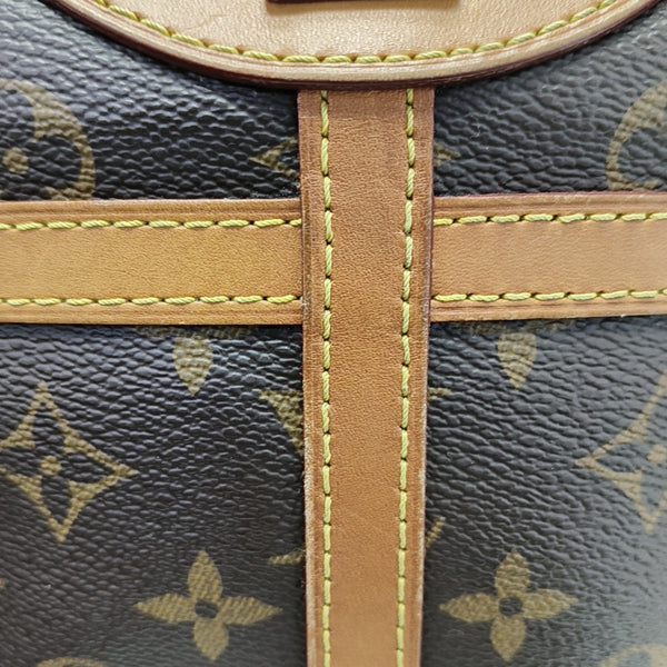 DUFFLE Monogram Coated Canvas Brown