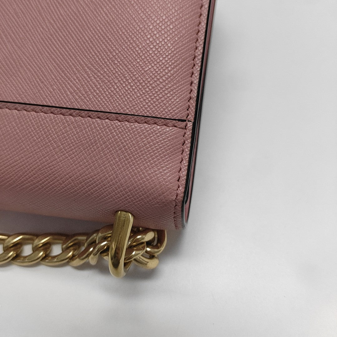 Bauletto Saffiano Calfskin Red