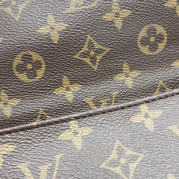 SAINT PLACIDE Monogram Coated Canvas Brown