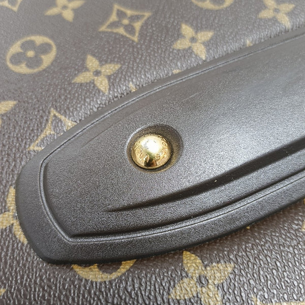 PEGASE Monogram Coated Canvas Brown