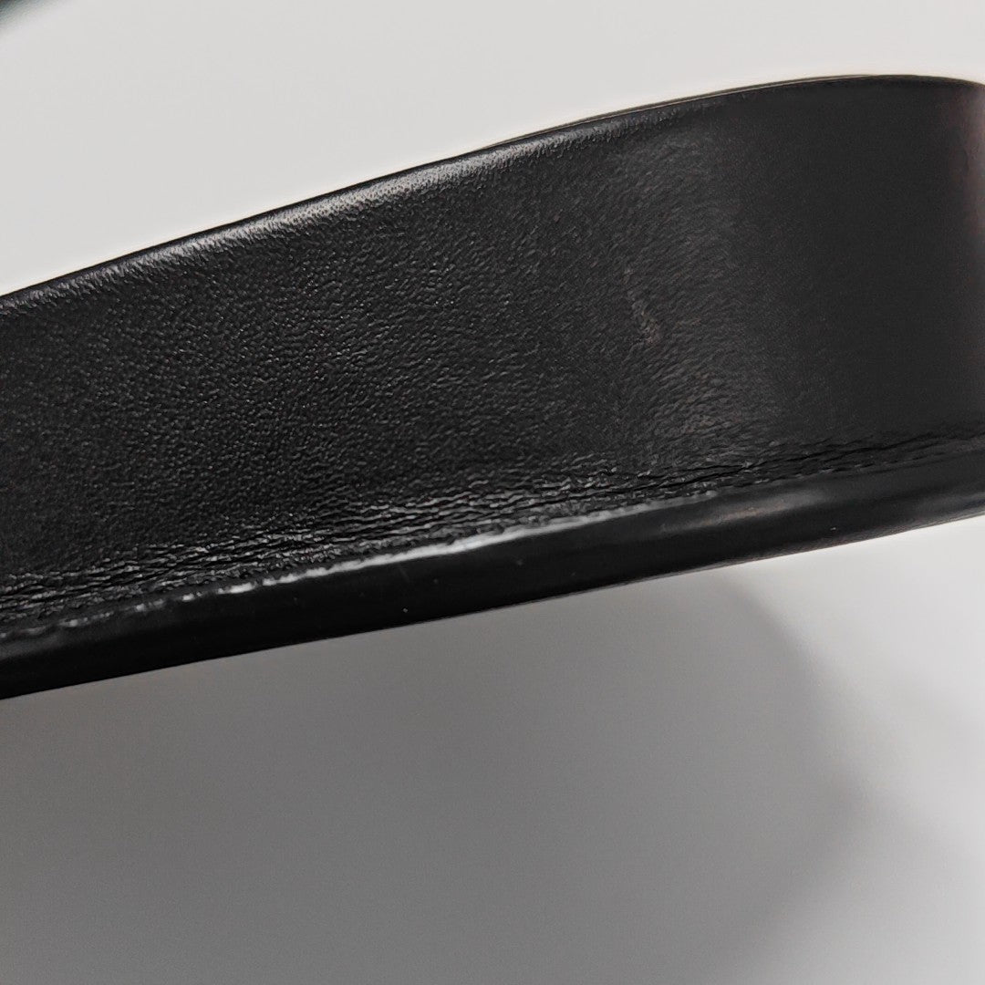 Heel Calfskin Black