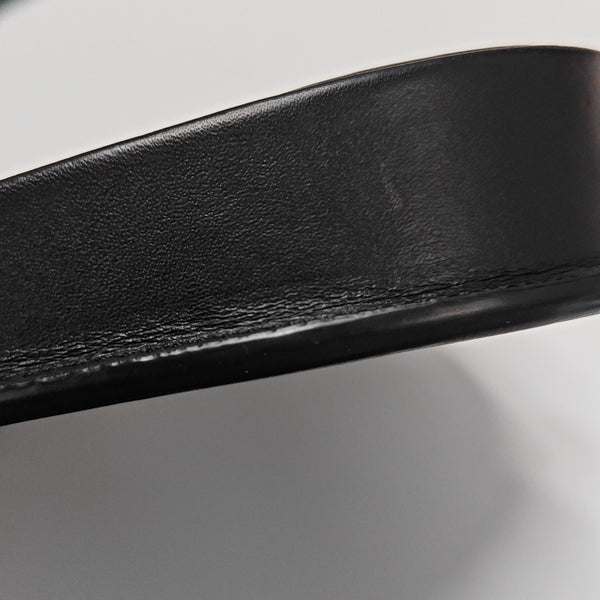 Heel Calfskin Black