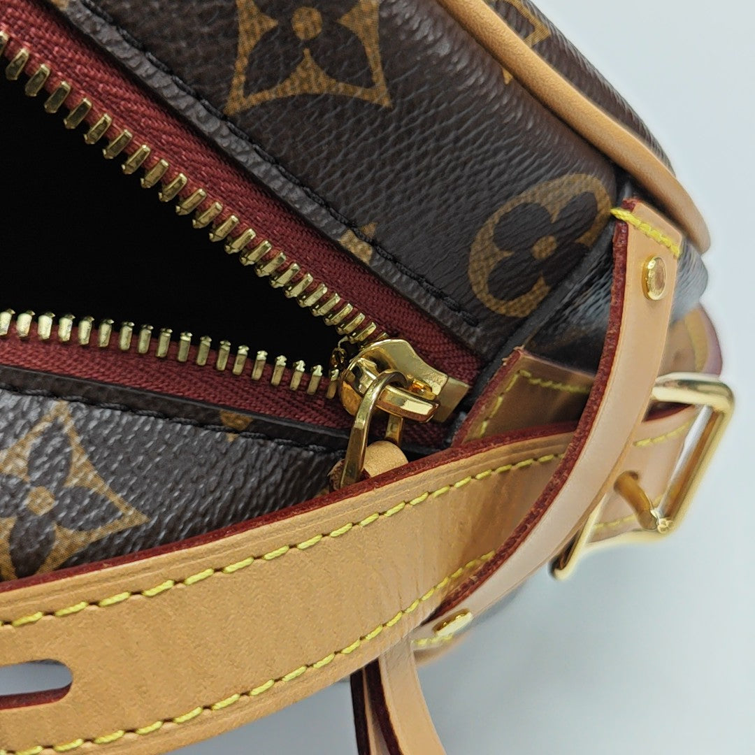 BOITE CHAPEAU PM Monogram Coated Canvas Brown