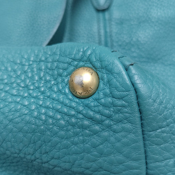 Calfskin Tote Bag Blue