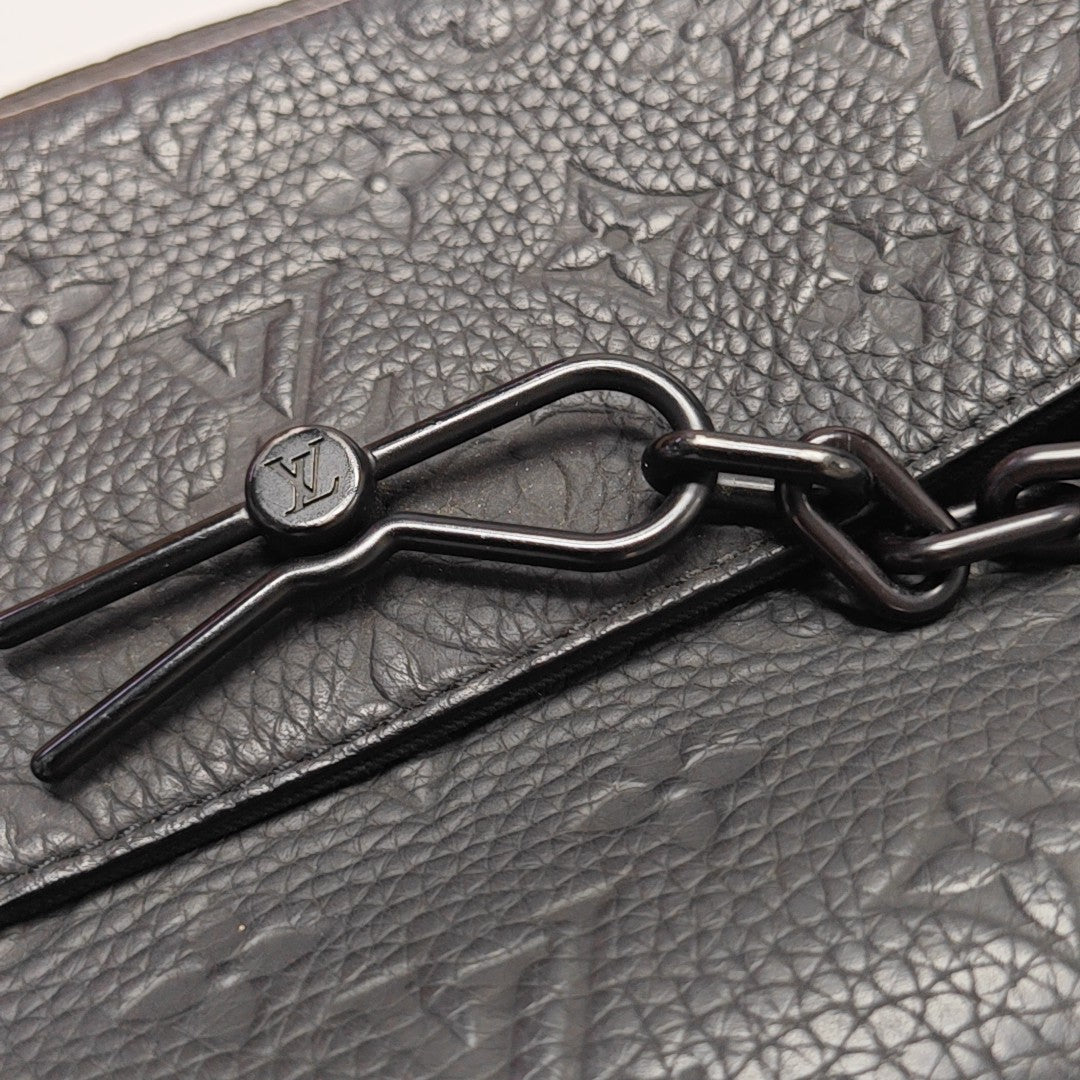 STEAMER Monogram Calfskin Black