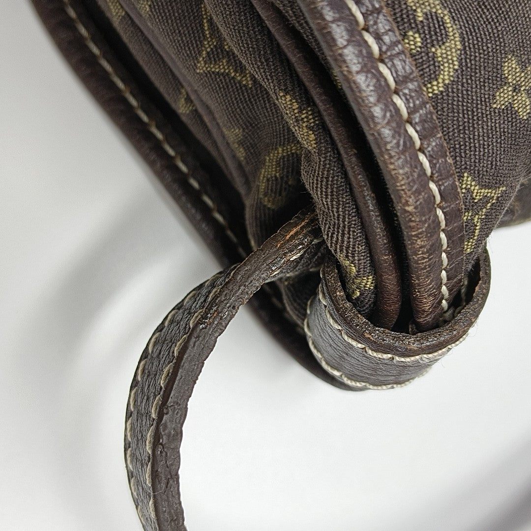 SAUMUR 28 Monogram Canvas Brown