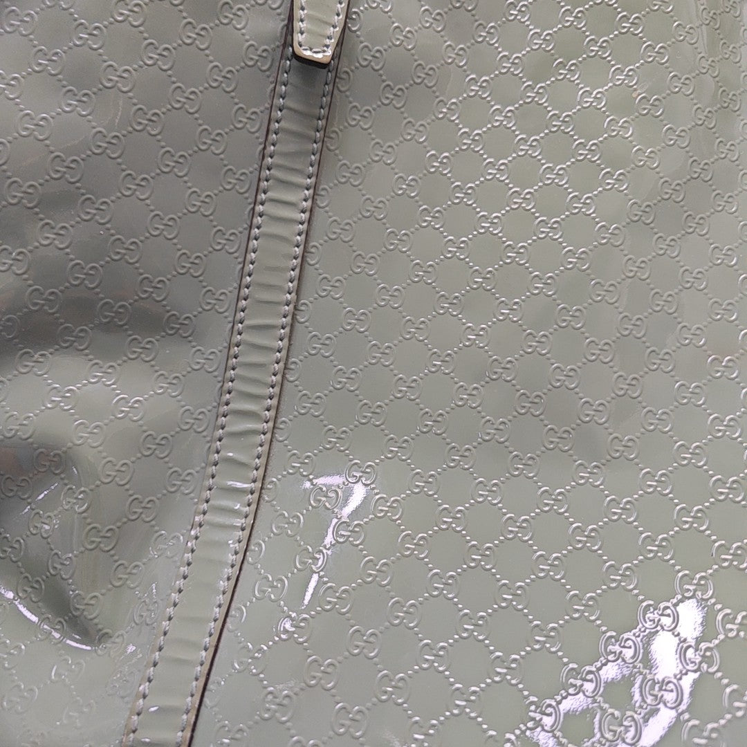 Microguccissima Monogram Calfskin Green