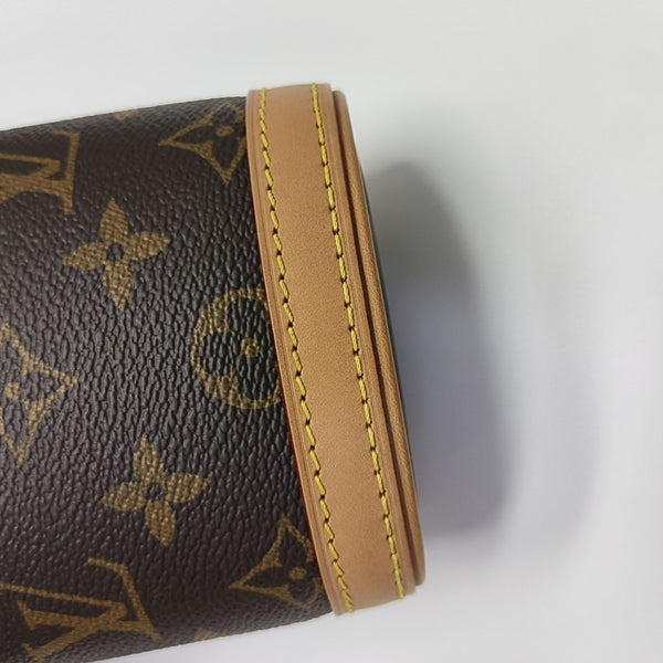 FOLD ME Monogram Coated Canvas Brown