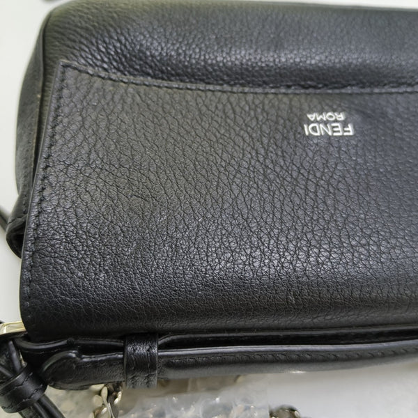 Double Micro Calfskin Black