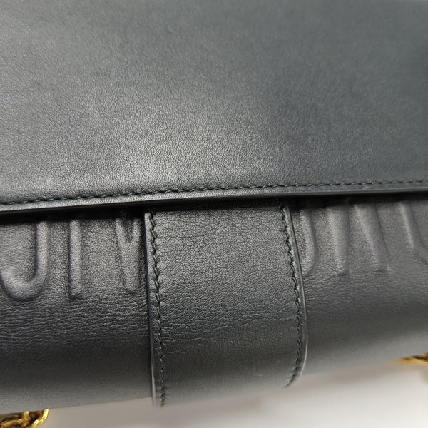 30 Montaigne East-West Mini Calfskin Black