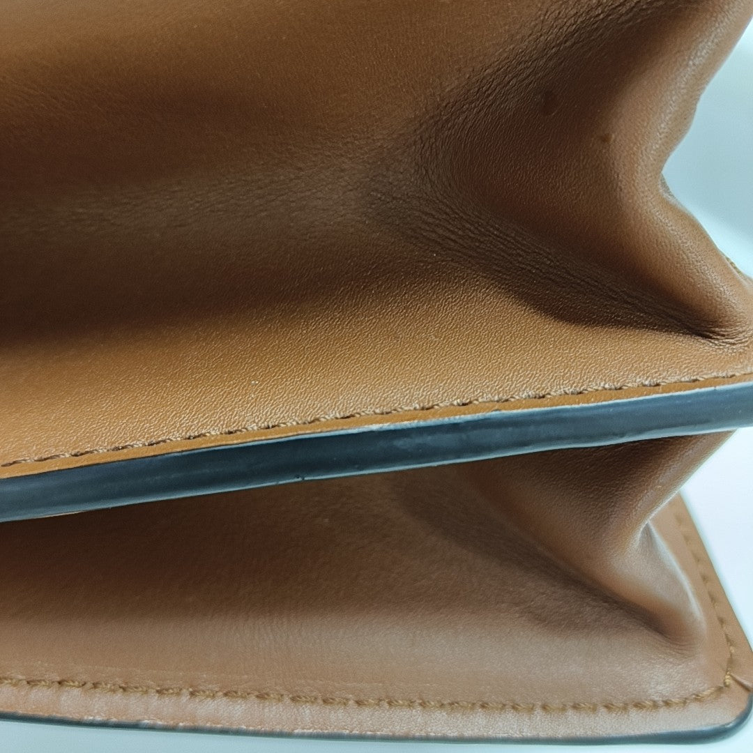 DAUPHINE MM Monogram Coated Canvas Brown