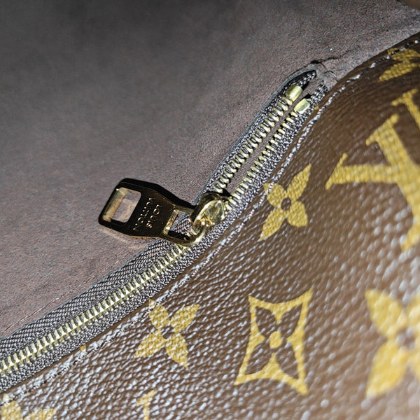 MÉTIS Monogram Coated Canvas Brown