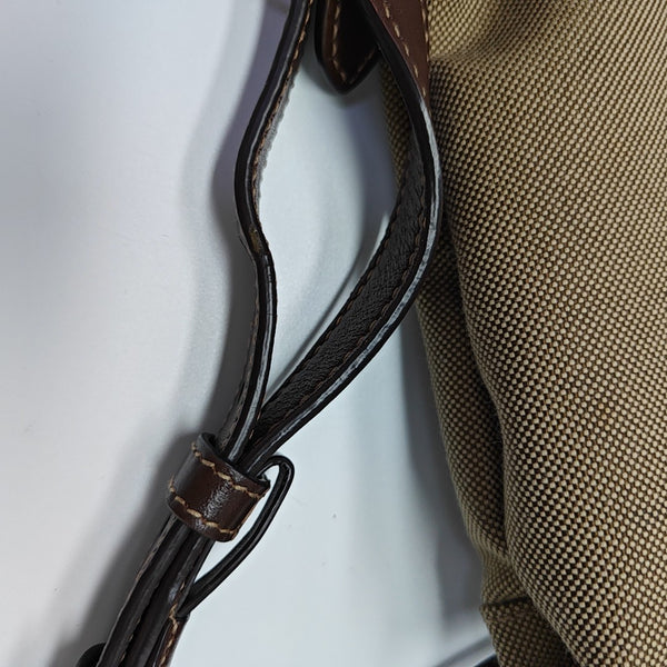 Canvas Shoulder Bag Brown