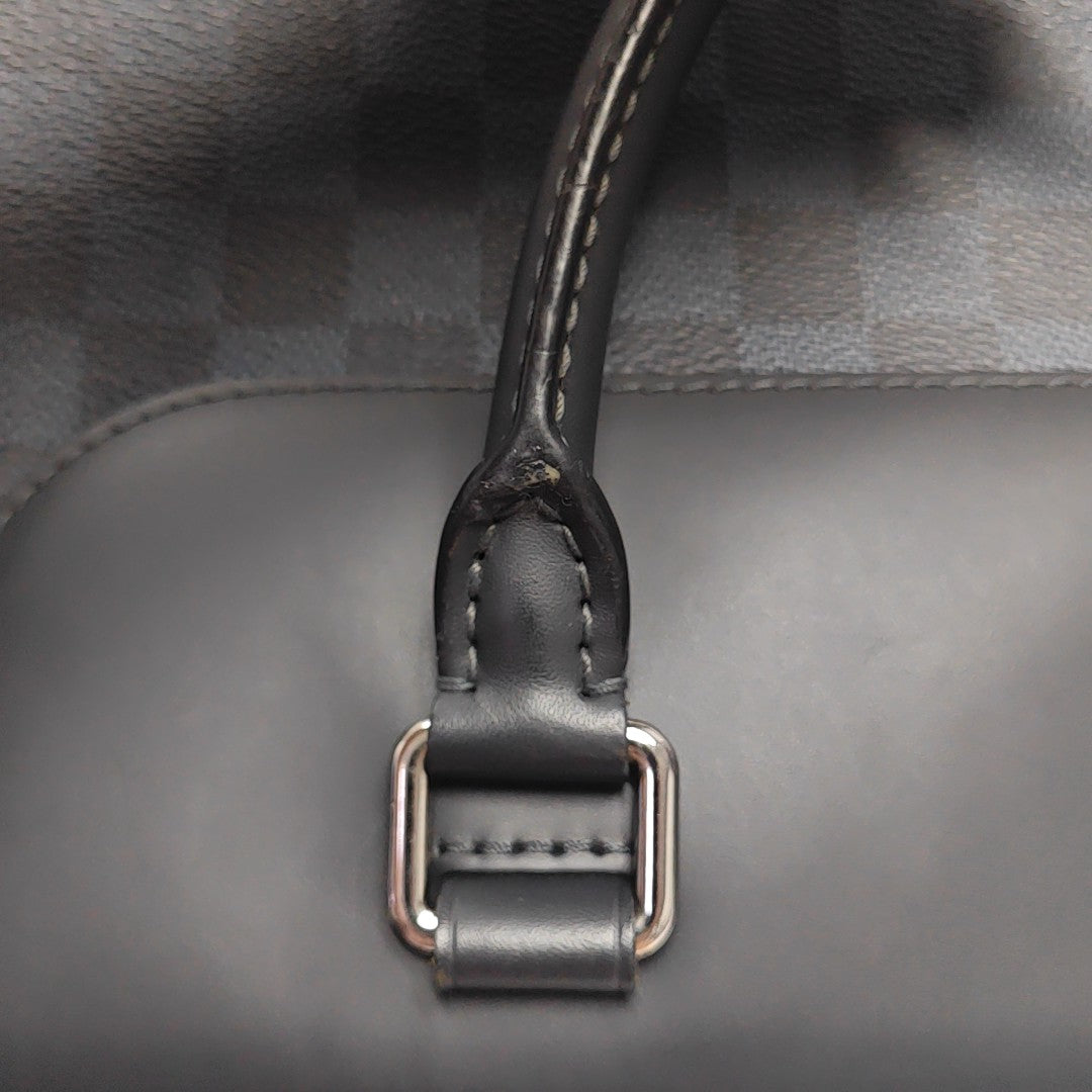 PORTE-DOCUMENTS Damier Coated Canvas Blue
