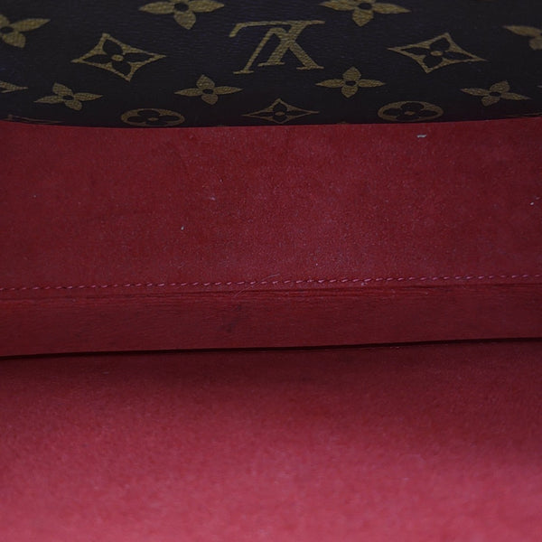 FLOWER Monogram Coated Canvas Brown